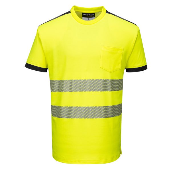 Camiseta de alta visibilidad reflectiva PortWest