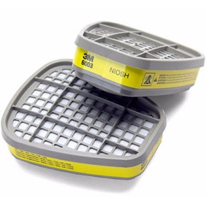 Cartucho 3M Vapores Organicos / Gases Ref 6003/07047 X 2 Unidades