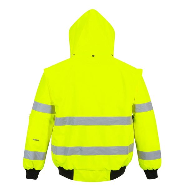 Chaqueta de alta visibilidad para cuartos fríos