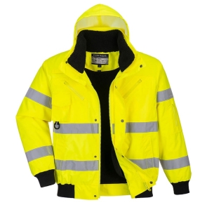 Chaqueta de alta visibilidad para cuartos fríos