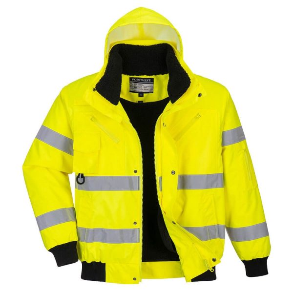 Chaqueta de alta visibilidad para cuartos fríos
