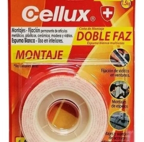 Cinta Adhesiva Doble Faz Cellux C-484 x 1 metro