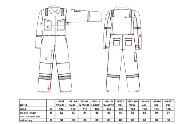 Overol ignifugo certificado Fr21Rojo Portwest - Imagen 2