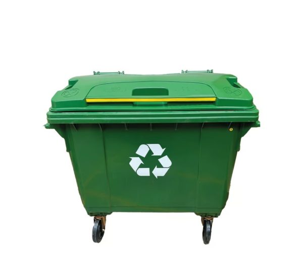 Contenedor de Basura de 1100 litros con ruedas