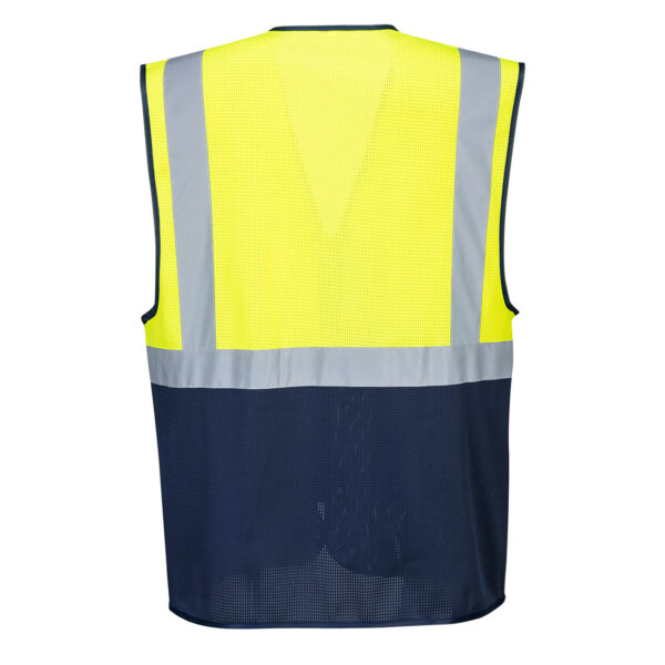 Chaleco Bicolor Amarillo/Azul C377 Portwest - Imagen 3