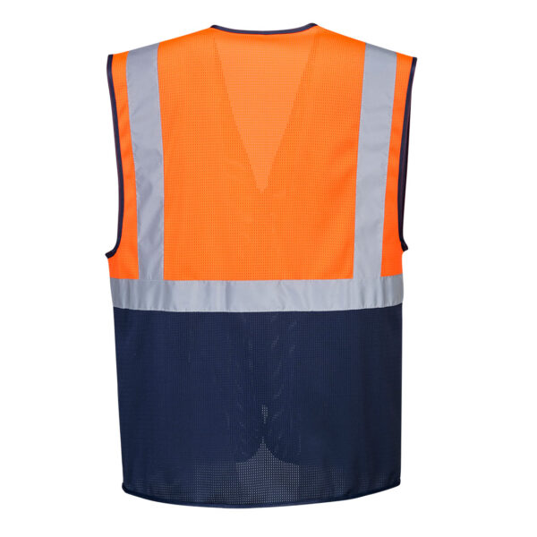 Chaleco Naranja Azul C377 Portwest - Imagen 3