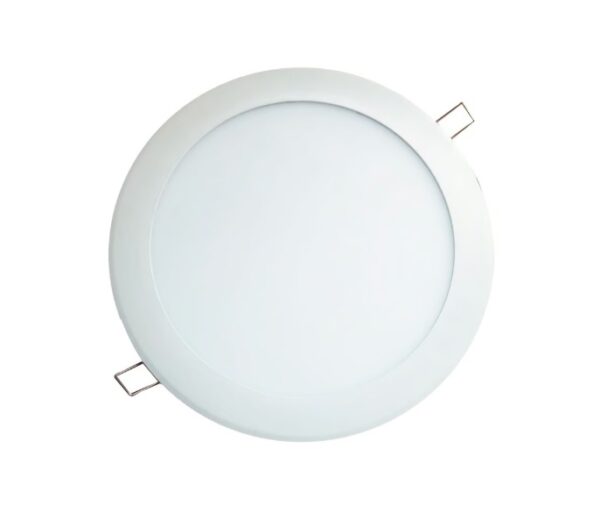 Lampara De Techo Panel en Led Redonda 18W De incrustar Deko