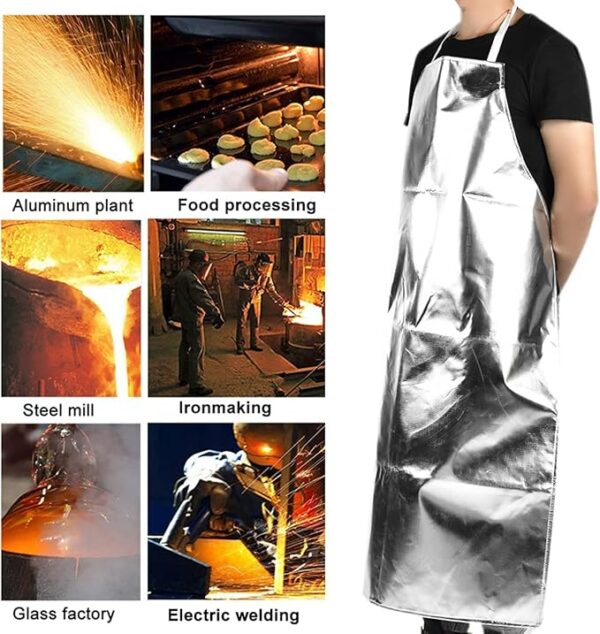 Delantal para altas temperaturas en Aluminio